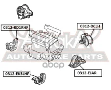 ������� ��������� �� | ��� ����/��� | Honda Civic/Civic Ferio EK#/EJ9 1995-2001 [178ASVA0312EJAR] 0312EJAR ����