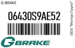  Honda CRV RA7; Suzuki SX4, Swift, Suzuki Kizashi  GBrake 06430S9AE52 06430S9AE52 