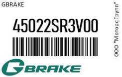    Honda Accord 15 17 / Accord 1315 Hybrid Gbrake 45022SR3V00 45022SR3V00 