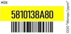   HSB 5810138A80 5810138A80 
