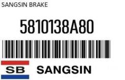   ,  Sangsin Brake 5810138A80 5810138A80 