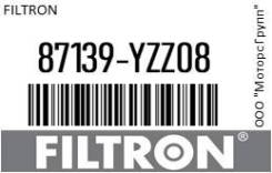  [] Filtron 87139-YZZ08 / 87139YZZ08 87139YZZ08 