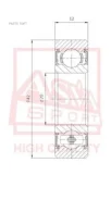 ��������� ������������� (20x42x12) ASVA AB204212 AB204212 ����
