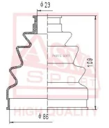 ������� ���� AUDI 80 23x86x109 (��� ������) ASVA ASBT127 ASBT127 ����