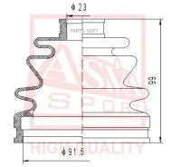 ������� ���� (�������� ��� ������) 23x91,5x99 ASVA ASBT-2114 ASBT2114 ����