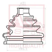 ������� ���� (�������� ��� ������) 22x83x81 ASVA ASBT-98 ASBT98 ����