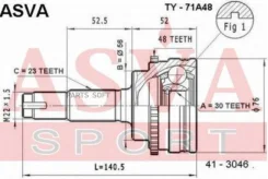 ���� �������� 30x56x23 ASVA TY-71A48 TY71A48 ����
