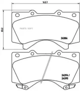 ������� �������� ��������! Toyota land Cruiser 4.7i/4.5D 08 Brembo P83107 P83107 P83107 ����