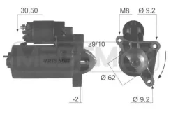 �������! 0.8Kw Citroen C2/C3, Peugeot 206/307/405 1.0-1.6 93 ERA 220044 220044 ����
