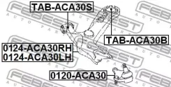 ����� �������� ������ Febest 0124ACA30RH 0124ACA30RH ����