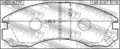 ������� ��������� | ����� ����/��� | Febest 0401K77F 0401K77F ����