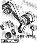 ����� �������� ����� ��� Febest 0488V97W 0488V97W ����