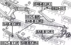 ����� ������ ��������! Subaru Legacy B12 99-03 Febest 0825B13R 0825B13R ����