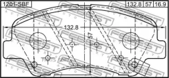 ������� �������� Hyundai Accent 11/BLUE USA 2011- 1201-SBF Febest 1201-SBF 1201SBF ����
