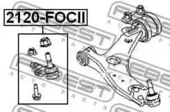 ����� �������! Ford Focus 04/Focus C-Max 03, Volvo S40/V50 04 Febest 2120Focii 2120FOCII ����