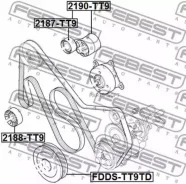 ����� ��������! Ford Transit 2.4TDCi/3.2TDCi 06 Febest 2188TT9 2188TT9 ����