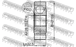 ���� ���������� 28X108 Febest 2311B6 2311B6 ����