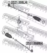 ���������� ������� ������ Febest 2521308LH 2521308LH ����