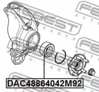 ��������� ������� ������! Land Rover Range Rover IV/Sport II/Evoque 08 Febest DAC48864042M92 DAC48864042M92 ����