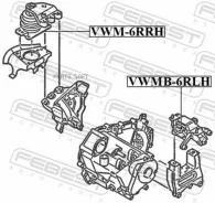 ����������� ����� ������� ��������� Febest VWMB6RLH VWMB6RLH ����