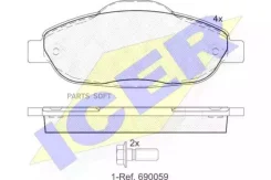 ������� �������� ��������! Peugeot 3081.4/1.6 07 ICER 181851 181851 181851 ����