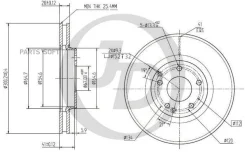 ���� ��������� �������� DF2812 (300x28) 5 ��� JUST Drive JBD0009 JBD0009 ����