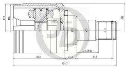 ���� ���������� JUST Drive JCN0208 JCN0208 ����