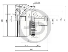 ���� ������� ABS VW001A45 JUST Drive JCT0081A JCT0081A ����
