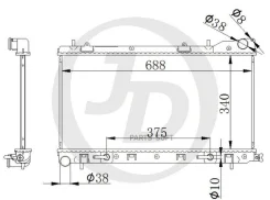 �������� ��������� A/T (������ ������ ��� - ������) JUST Drive JPR0024 JPR0024 ����