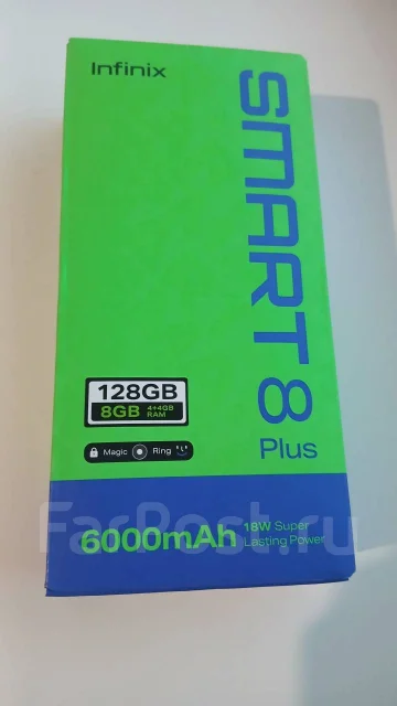 Infinix Smart 8 Plus. �/�, 128 ��, �����, 4G LTE ����