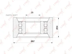 ����� �������� ����� ��� Lynxauto PB1264 PB1264 ����