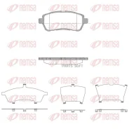������� �������� �. Mazda 2 1.3i/1.5i, Ford Fiesta VI 08 Remsa 128110 1281 10 [1550219] ! 128110 ����