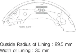 ������� ���������� �. Hyundai Atos/Atos Prime all 01-03 Sangsin Brake SA096 SA096SNS 4117 01 ! SA096 ����