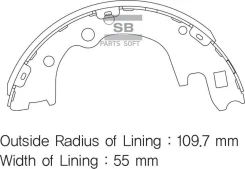 ������� ��������� ����������, ������ - �������� 4�� (���� �� ��������) Sangsin Brake SA135 SA135 ����