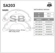 ������� ����������! Nissan Tiida All 07 Sangsin Brake SA203 SA203 SA203 ����