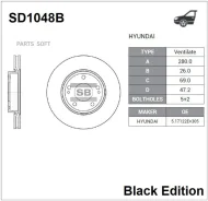 ���� ��������� ��������! KIA Ceed, Hyundai i30 1.4-2.0/1.6CRDi 06 Sangsin Brake SD1048B SD1048B ����