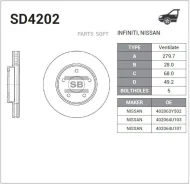 ���� ���������, �������� Sangsin Brake SD4202 SD4202 ����