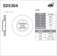 ���� ���������, �������� Sangsin Brake SD5304 SD5304 ����