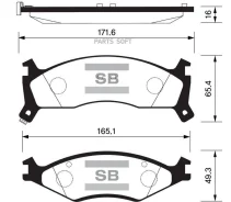 ������� ��������� �������� �������� �����:HI-Q Chevrolet Cobalt, KIA Sportage SUV (K00) Sangsin Brake SP1070 SP1070 ����