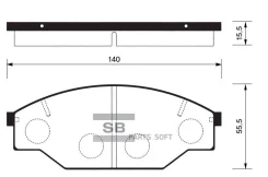 ������� ��������� ��������, �������� Sangsin Brake SP1121 SP1121 ����