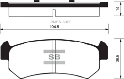 ������� ��������� ��������, ������ Sangsin Brake SP1160 SP1160 ����