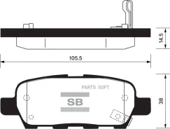 ������� ��������� ��������, ������ Sangsin Brake SP1184 SP1184 ����