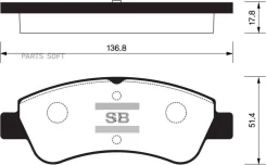 ������� ��������� ��������, �������� Sangsin Brake SP1241 SP1241 ����