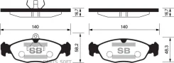 ������� �������� ��������! Opel Vectra A/Astra F 1.4i-1.8i/1.7D/TD 91-98 Sangsin Brake SP1220 SP1220 SP1220 ����