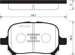 ������� ��������� ��������, �������� Sangsin Brake SP1226 SP1226 ����
