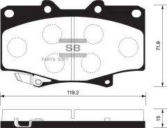 ������� ��������� ��������, �������� Sangsin Brake SP1217 SP1217 ����