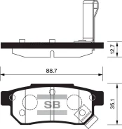 ������� ��������� ��������, ������ Sangsin Brake SP1265 SP1265 ����