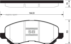������� ��������� ��������, �������� Sangsin Brake SP1360 SP1360 ����