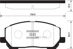 ������� �������� ��������! Lexus RX300 V6 00-01 Sangsin Brake SP1384 SP1384 SP1384 ����
