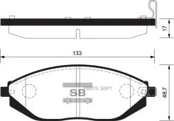 ������� ��������� �������� �������� Sangsin SP1392 Sangsin Brake SP1392 SP1392 ����